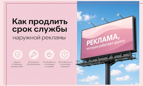 Как продлить срок службы наружной рекламы в Зеленокумске