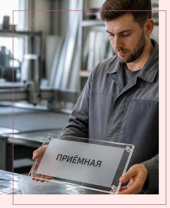 Таблички из оргстекла на заказ в Зеленокумске от 3971 р. | Аванза-Злм